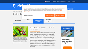Alpha Wire - FIT-FLEX-12 Heat Shrink Tubing