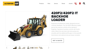 Cat® - 420F2 Backhoe Loader