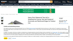 Heavy Duty - Waterproof Tarp
