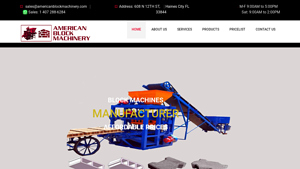 American Block Machinery - ABM 1200 Supermax Hydraulic Machine