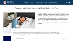 American Blossom Linens - Quality Fabric Blends
