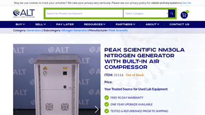 Peak Scientific - NM30LA Nitrogen Generator