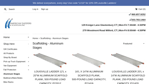 Louisville Ladder - Aluminium Scaffold Planks