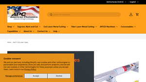 American Photonics - Reci® CO2 Laser Tubes
