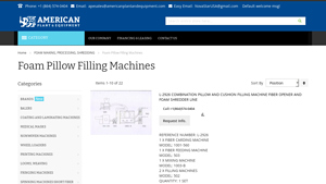 American Plant and Equipment - Filling Machine