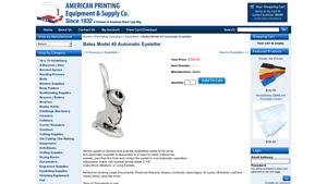 Bates - Model 40 Automatic Eyeletter