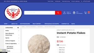 Great American Spice Co - Instant Potato Flakes