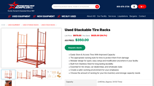 American Surplus - Used Stackable Tire Racks