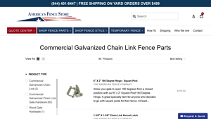 The American Fence Company - 1-5/8 American Ultra Latch Double Drive