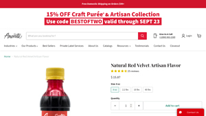 Amoretti - Natural Red Velvet Artisan Flavor