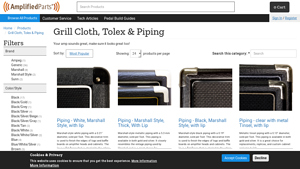 Amplified Parts - Grill Cloth & Piping