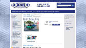 Amusement Supply Company - Electric Bumper Boats
