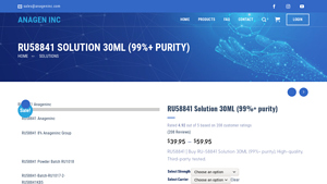 Anagen Inc - RU58841 Solution