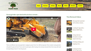Andrew's Tree Pros - Stump Grinders