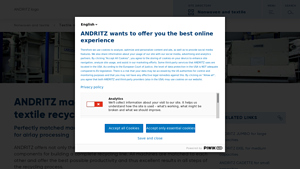 ANDRITZ - Textile Recycling Equipment