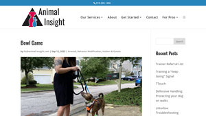 Animal Insight - Bowl Game Training Exercise