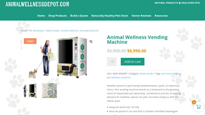 Animal Wellness Depot - Animal Wellness Vending Machine