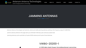 Antenom - High-Power Jamming Antennas