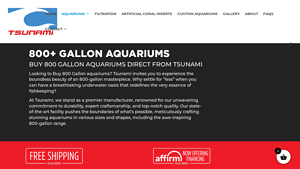 Tsunami - 800 Gallon Aquariums