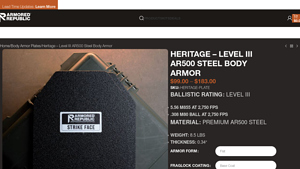 AR500 Armor - Heritage Plate