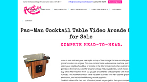 Arcade Specialties - Pac-Man Cocktail Table Arcade Game