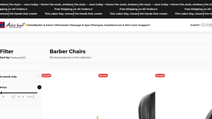 Artisthand Beauty - #5045 Retro Barber Chair