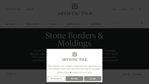 Artistic Tile - Stone Borders & Moldings