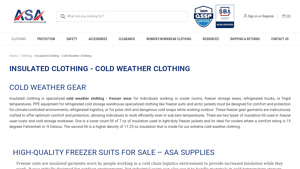 ASA Supplies - Cold Weather Clothing