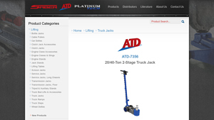 ATD - 20/40-Ton 2-Stage Truck Jack