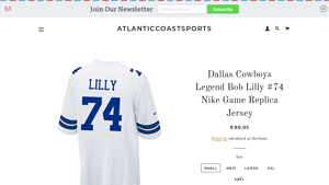 Nike - Bob Lilly #74 Game Jersey