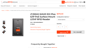 rf IDEAS - WAVE ID® Plus E/IP PoE Surface Mount RFID Reader