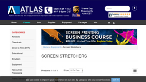 Atlas Screen Supply - RSP100 Hand Screen Stretcher