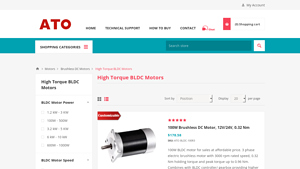 ATO - High Torque Brushless DC Motors
