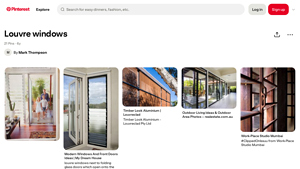 Pinterest - Louvered Window Solutions