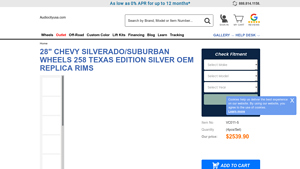 OEM Replica - 258 Texas Edition Wheels