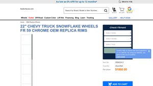 OEM Replica - FR 59 Chevy Snowflake Wheels