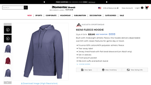 Augusta - 60/40 Fleece Hoodie