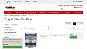 Auto Body Toolmart - Gray & Silver Base Coat Paints