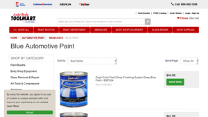 Auto Body Toolmart - Blue Automotive Base Coat Paint