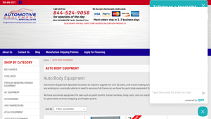 Automotive Equipment Specialists - Auto Body Frame Machines