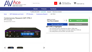 Contemporary Research - QIP-YPB 2 IPTV Encoder
