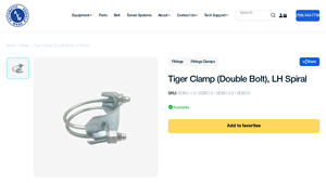 AVW Equipment - Tiger Clamp (Double Bolt)