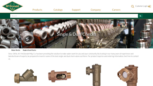 A.Y. McDonald - Check Valves and Flow Reducers