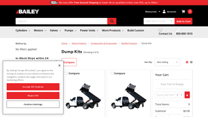 Bailey Hydraulics - Pierce 5 Ton Dump Kit