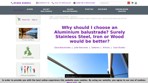 Balconette - Aluminium Balustrades