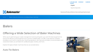 Balemaster - Auto-Tie, Horizontal, and Closed Door Balers