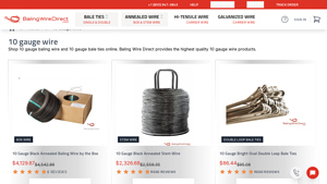Baling Wire Direct - 10 Gauge Black Annealed Wire