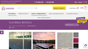 B&B Party - Evenflex Vinyl Flooring Rental