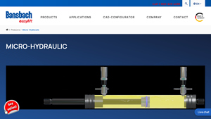 Bansbach - Micro-Hydraulic Cylinders