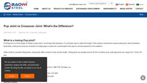 Baowi Steel - Pup Joint